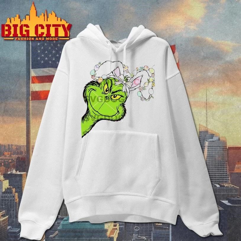 Grinch Bunny Easter Head Shirt
