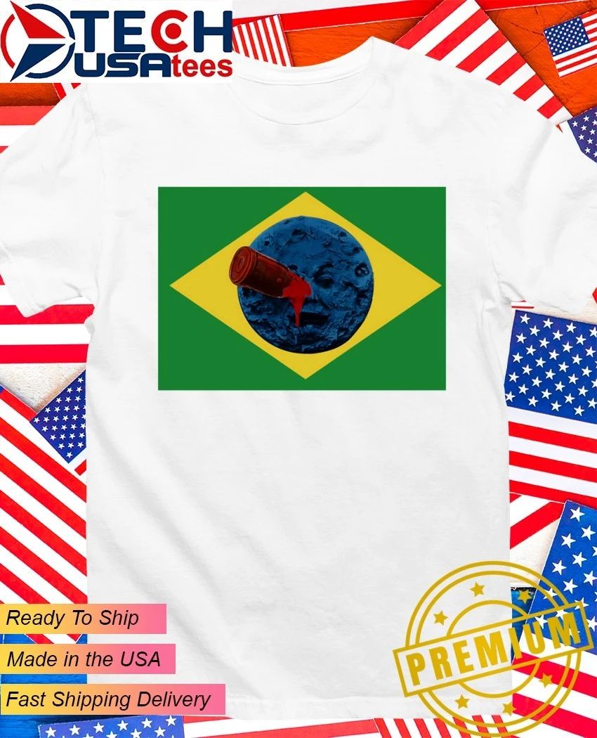 Brazil gets eliminated from the World Cup 2026 bullet flag shirt