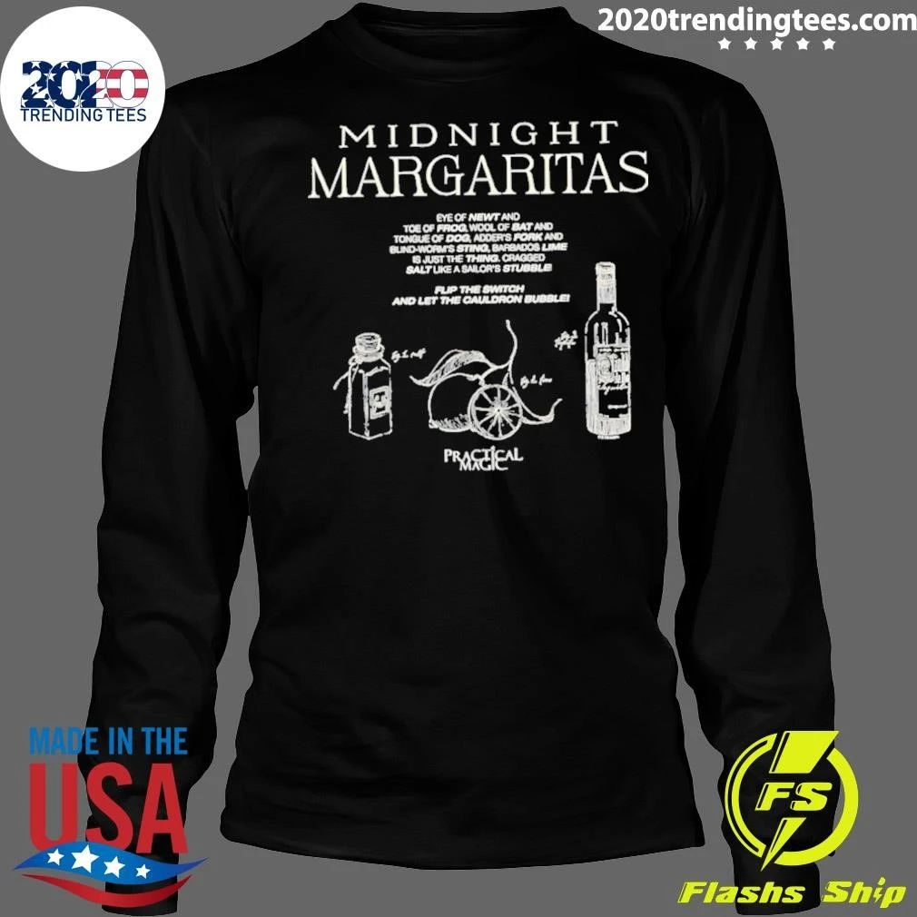 Magic Midnight Margaritas Recipe And Ingredients Shirt