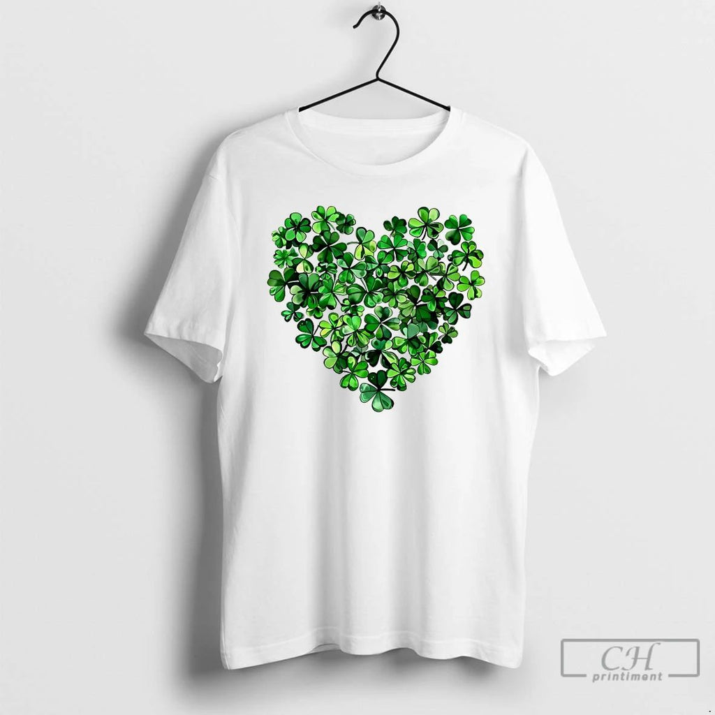 Classic Shamrock Heart St Patricks Day