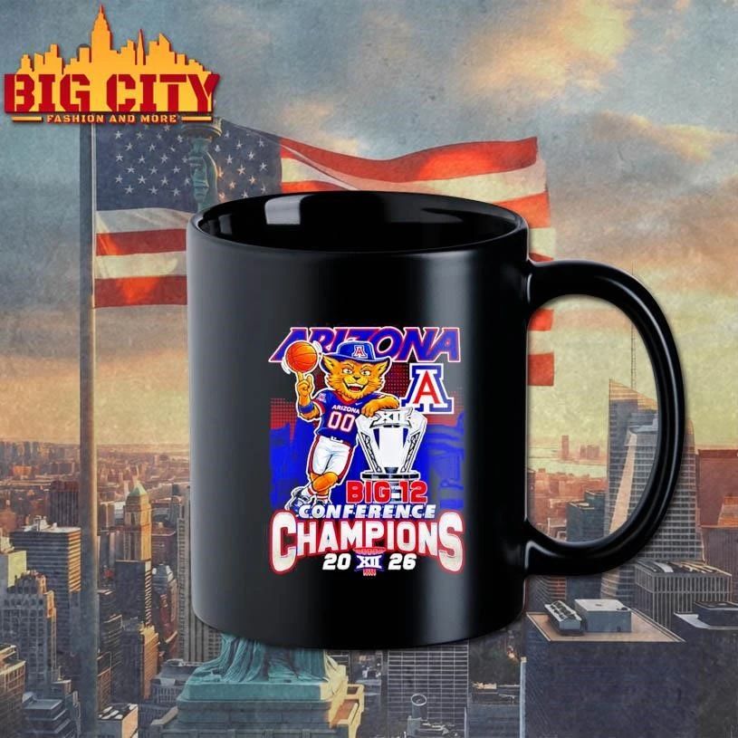 Arizona Wildcats’ 2026 Big 12 Tournament Champions mascot trophy Shirt