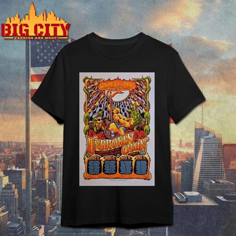 Grahame Lesh & Friends Unbroken Chain 2026 Four Day Poster Shirt