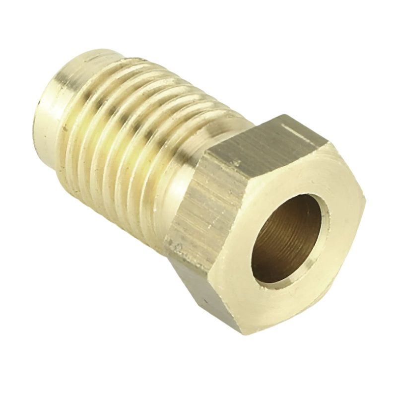 Brass 7/16″ Male Union For 1/4 Pipe
