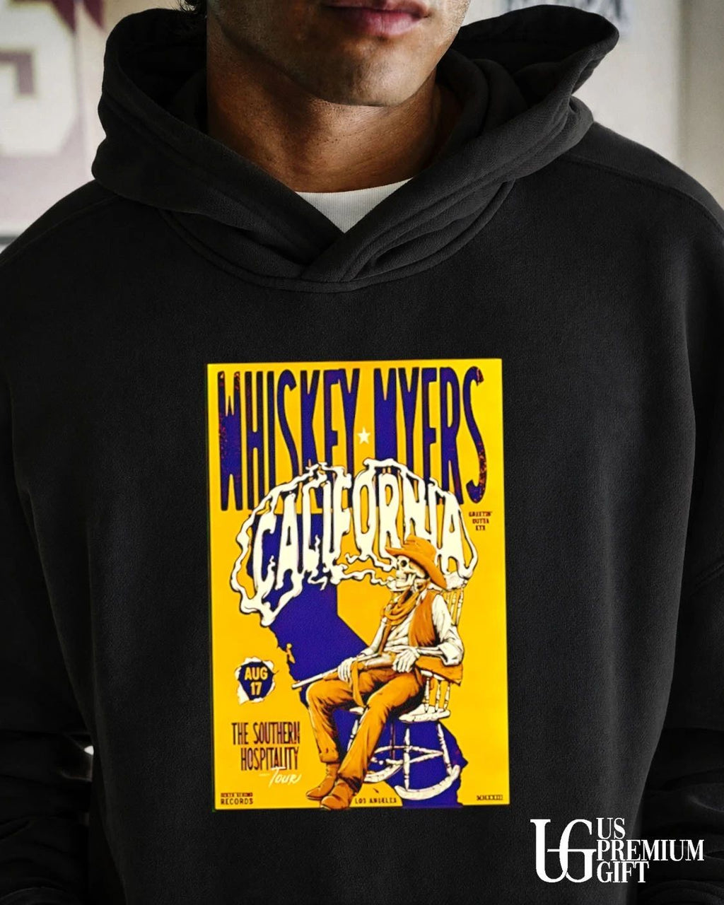 Whiskey Myers Southern Hospitality Tour 08-17-2026 Los Angeles poster shirt