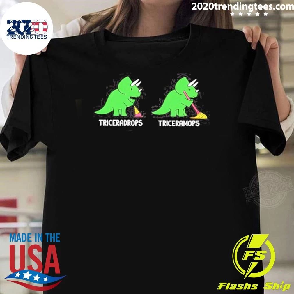 Triceradrops Triceramops Dinosaur Triceratops Shirt