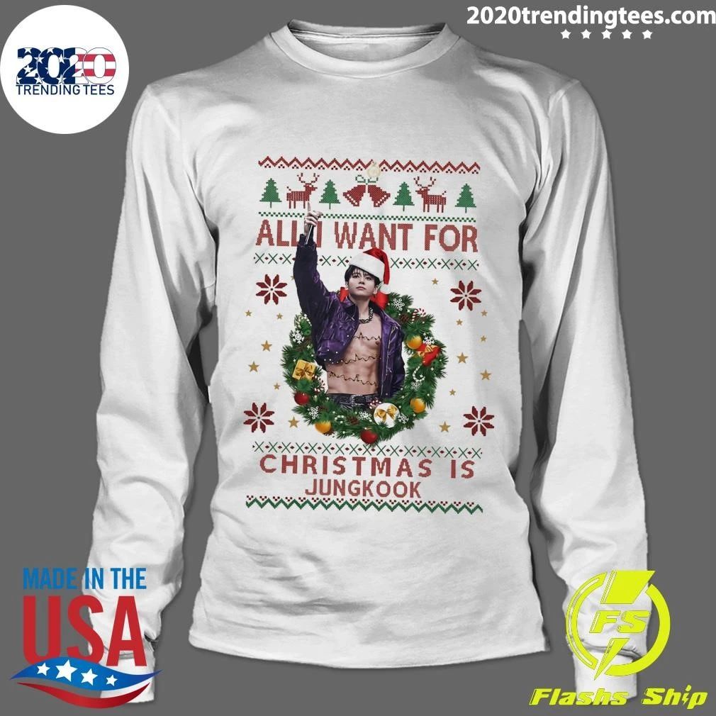 All I Want For Christmas Is Jungkook Sweater Shirt