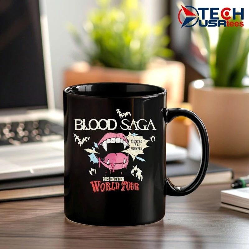 Blood Saga 2026 Enhypen World Tour shirt