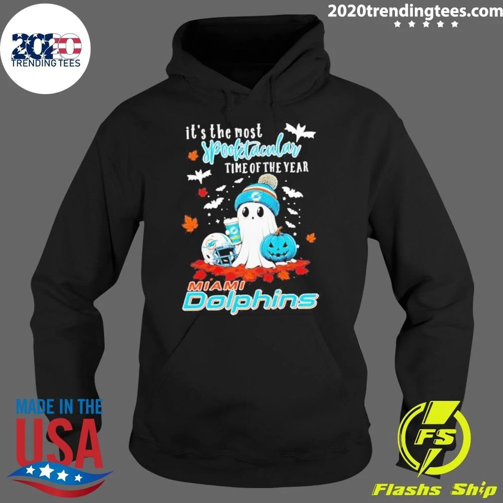 Ghost Halloween 2026 Miami Dolphins It’s The Most Spooktacular Time Of The Year Shirt