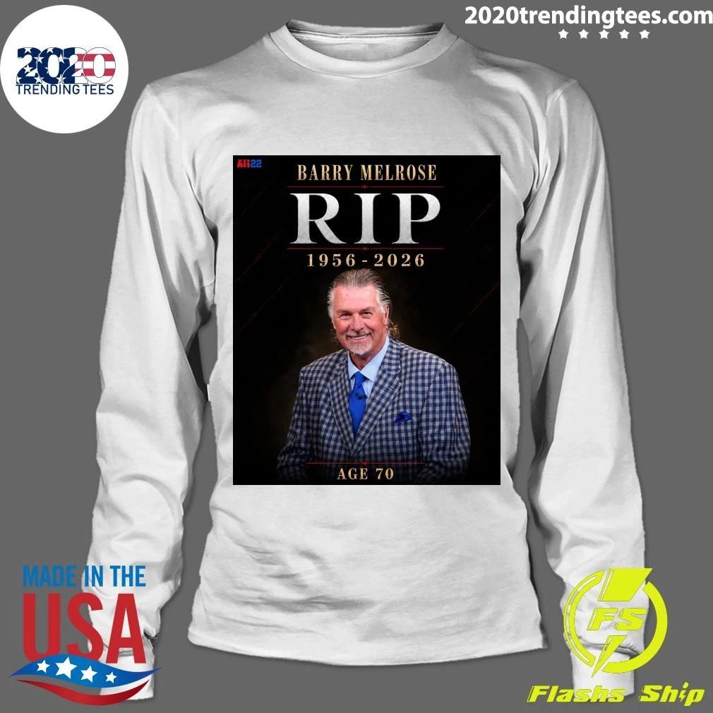 Barry Melrose Rip 1956-2026 Age 70 Shirt