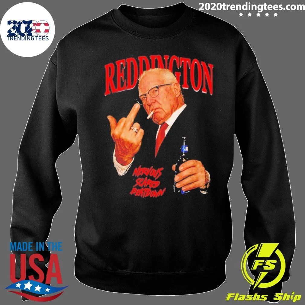 Kevin Reddington Middle Finger Nervous Scared Beatdown Shirt