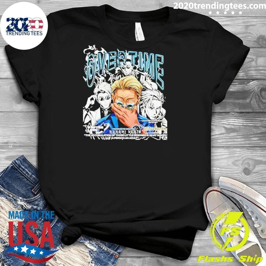 Nanami Kento Overtime Jujutsu Kaisen Pessimistic Mentor Shirt