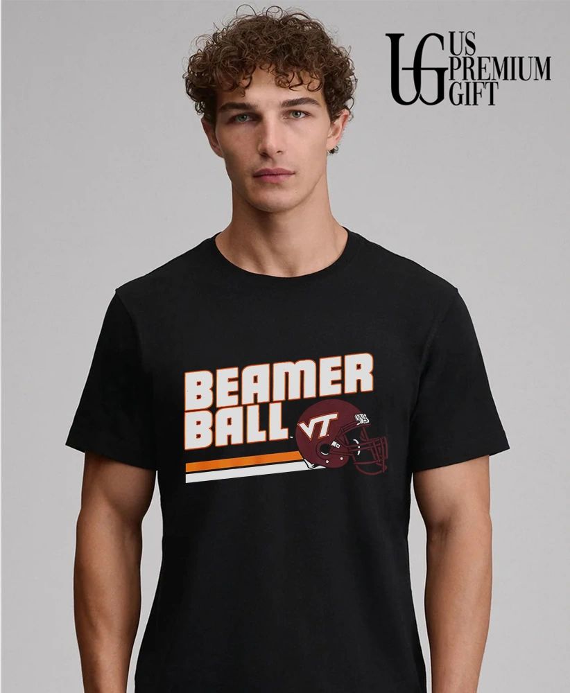 Beamer Ball Frank Beamer Virginia Tech Hokies football helmet shirt