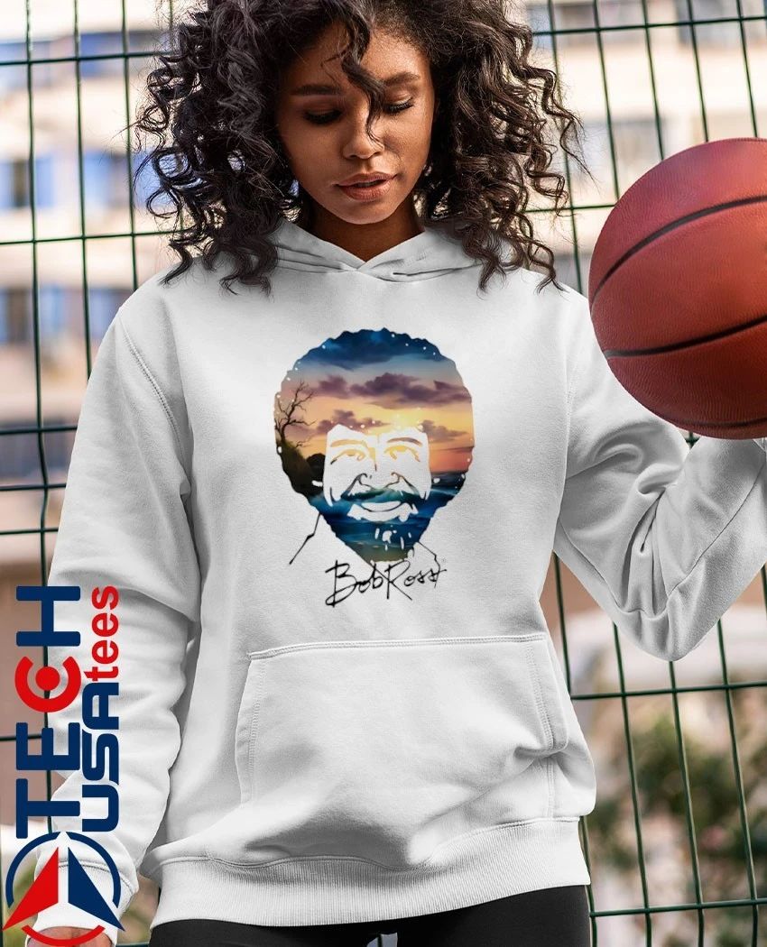 Bob Ross landscape face vintage shirt