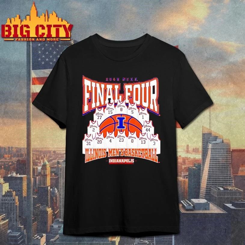 Mens Illinois Fighting Illini 2026 Ncaa Mens Basketball Tournament March Madness Final Four Shirt