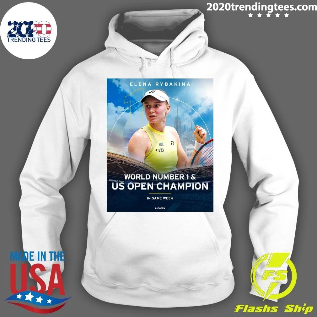 Elena Rybakina World Number 1 & US Open Champion US Open 2026 Shirt