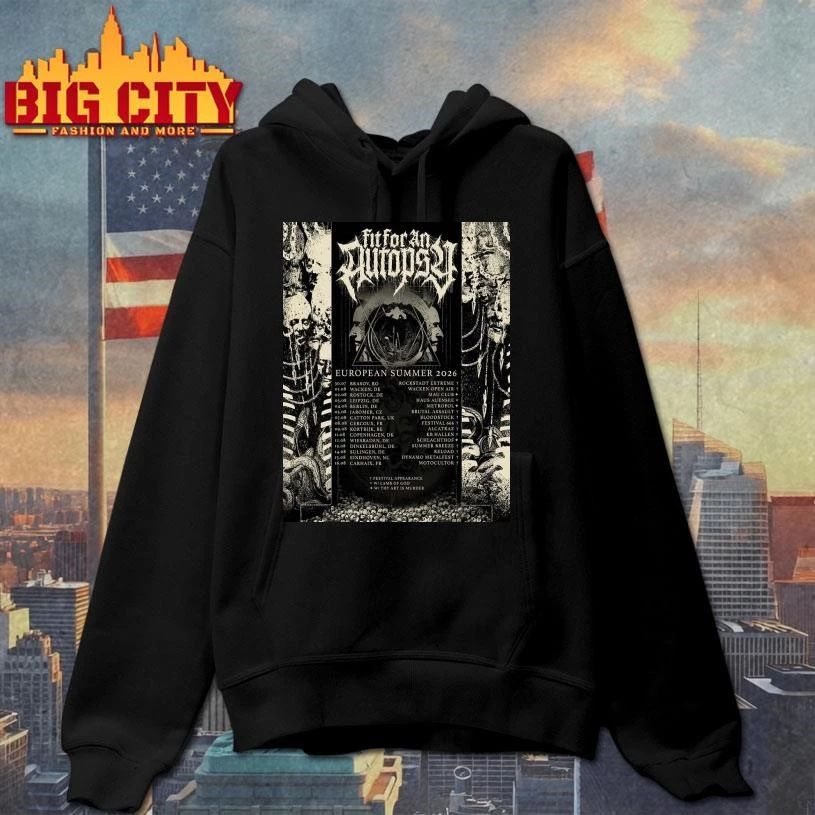 Fit For An Autopsy European Summer 2026 Tour Schedule Dates Home Decor Poster Shirt