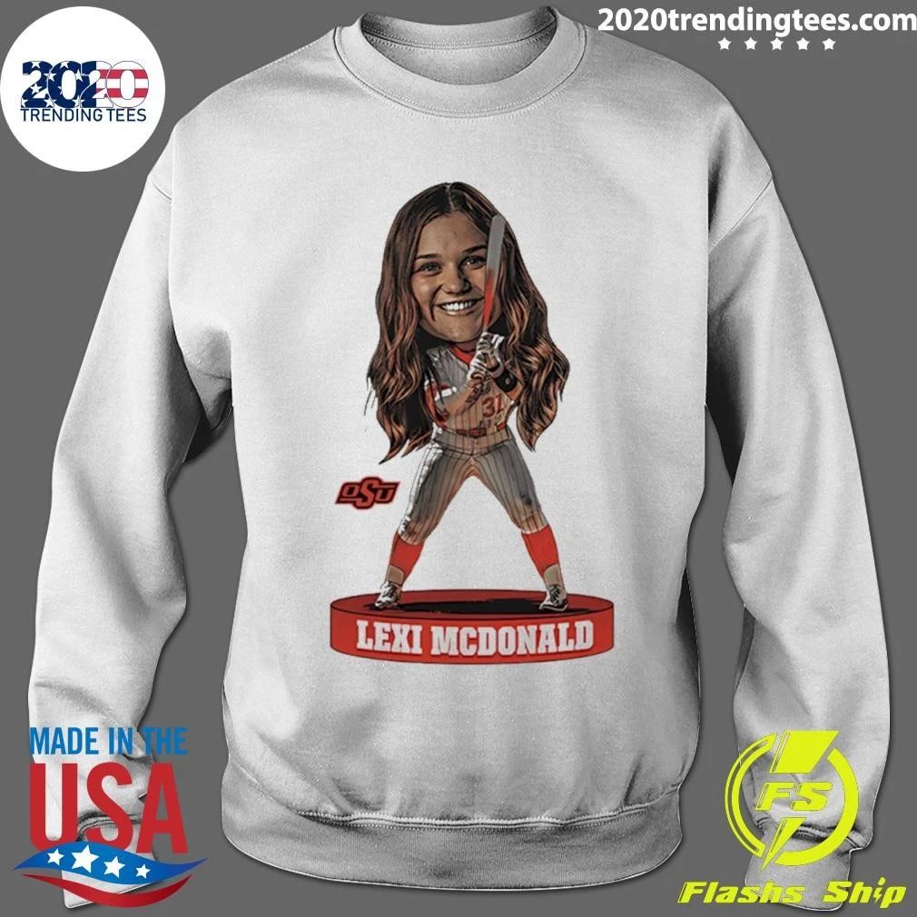Lexi Mcdonald Oklahoma State Softball Player Caricature Shirt