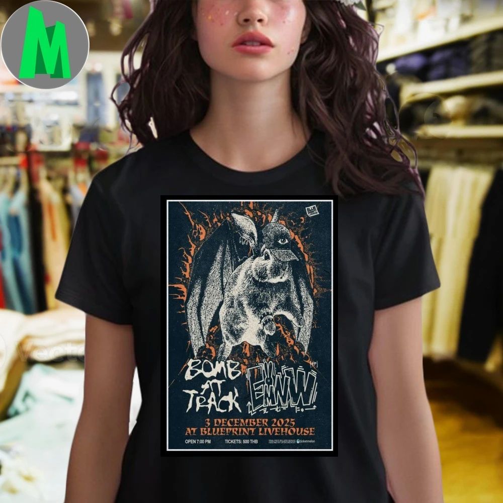 EMNW Bomb At Track Blueprint Livehouse Live 2025 Poster Shirt
