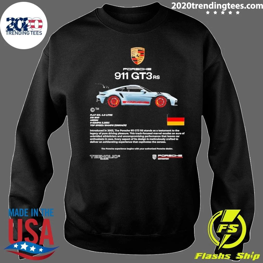 Moletom Casaco De Frio Carro Corrida Luxo Porsche 911 GT3RS Shirt