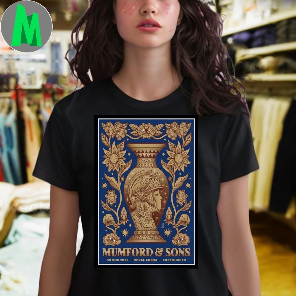 Mumford and Sons Nov 8 2025 Royal Arena, Copenhagen Poster Shirt