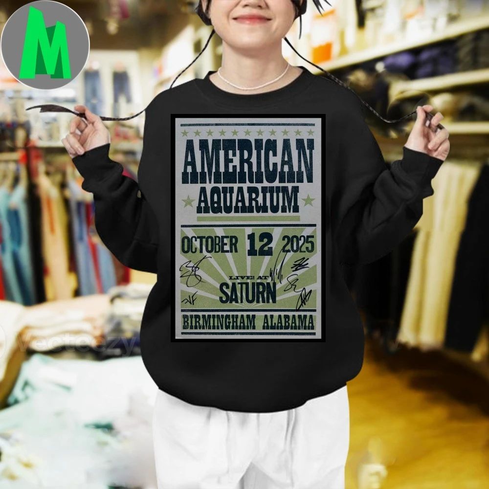 American Aquarium October 12 2025 Birmingham Alabama Poster Shirt