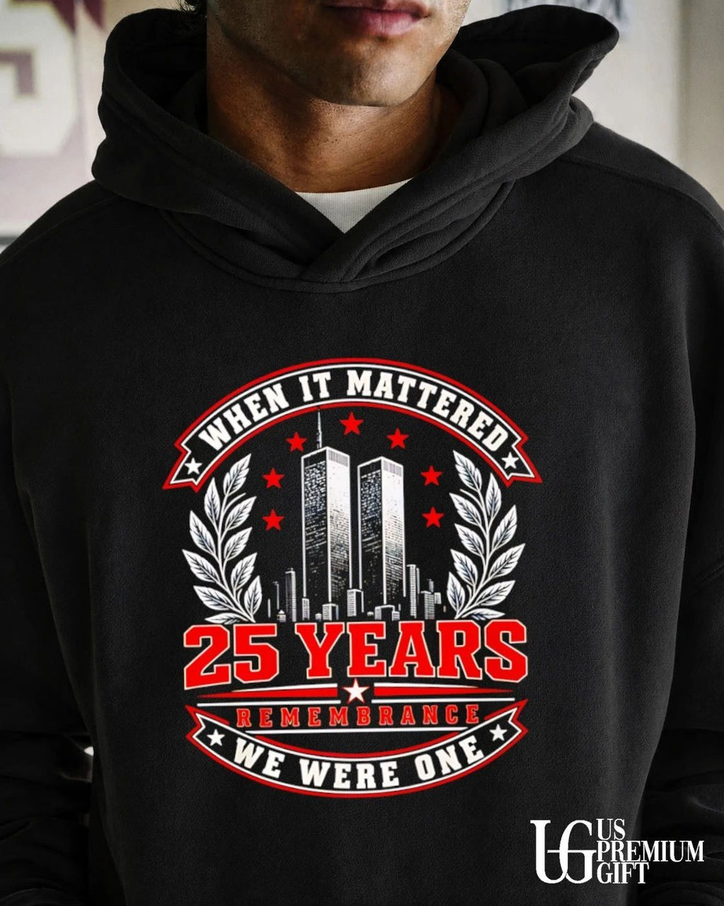 9.11 Twin Towers When it Mattered 25 Years Remembrance We Were One shirt