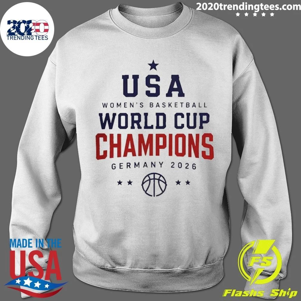 Usa Women’s Basketball World Cup Champions Germany 2026 Shirt