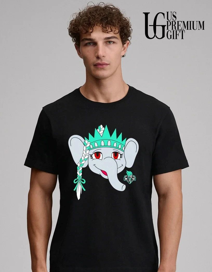 New York Liberty Ellie the Elephant mascot 2026 shirt