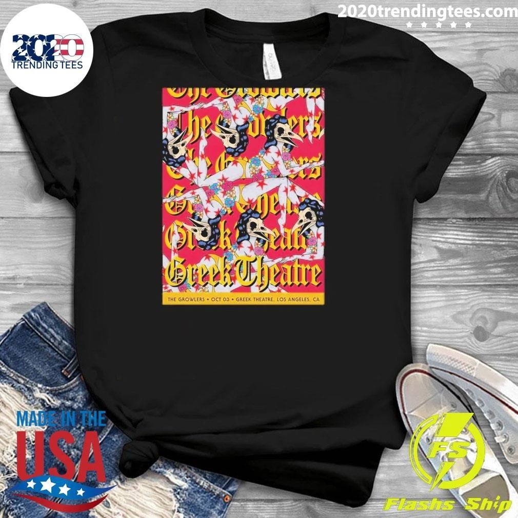 The Growlers Los Angeles Tour On October 3 2026 Shirt