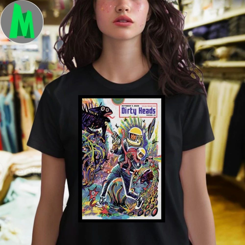 Poster Dirty Heads Tour Fresno, CA 10.07.2025 Shirt