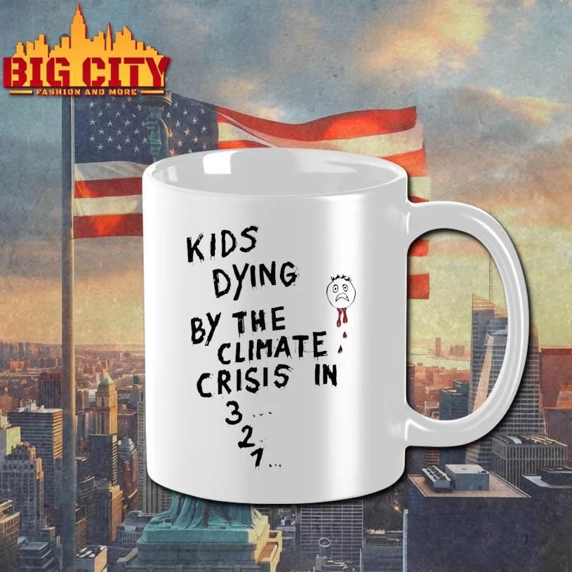 Kids dying by the climate crisis in 3,2,1 graphic shirt