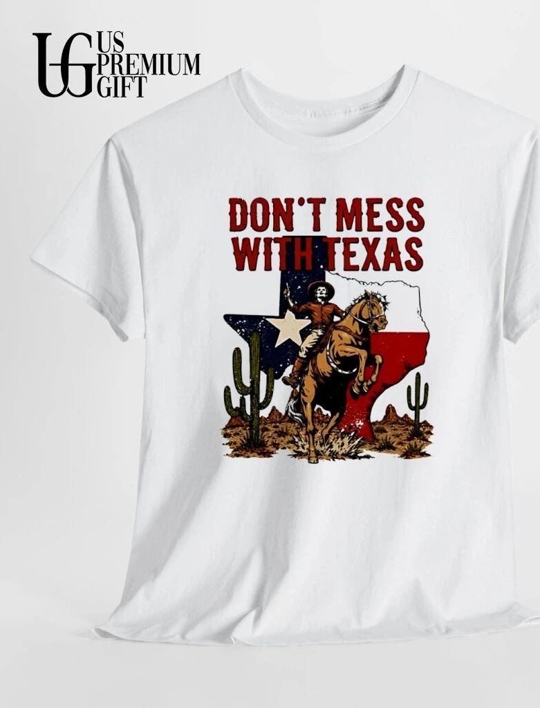 Don’t Mess with Texas Distressed Cowboy shirt