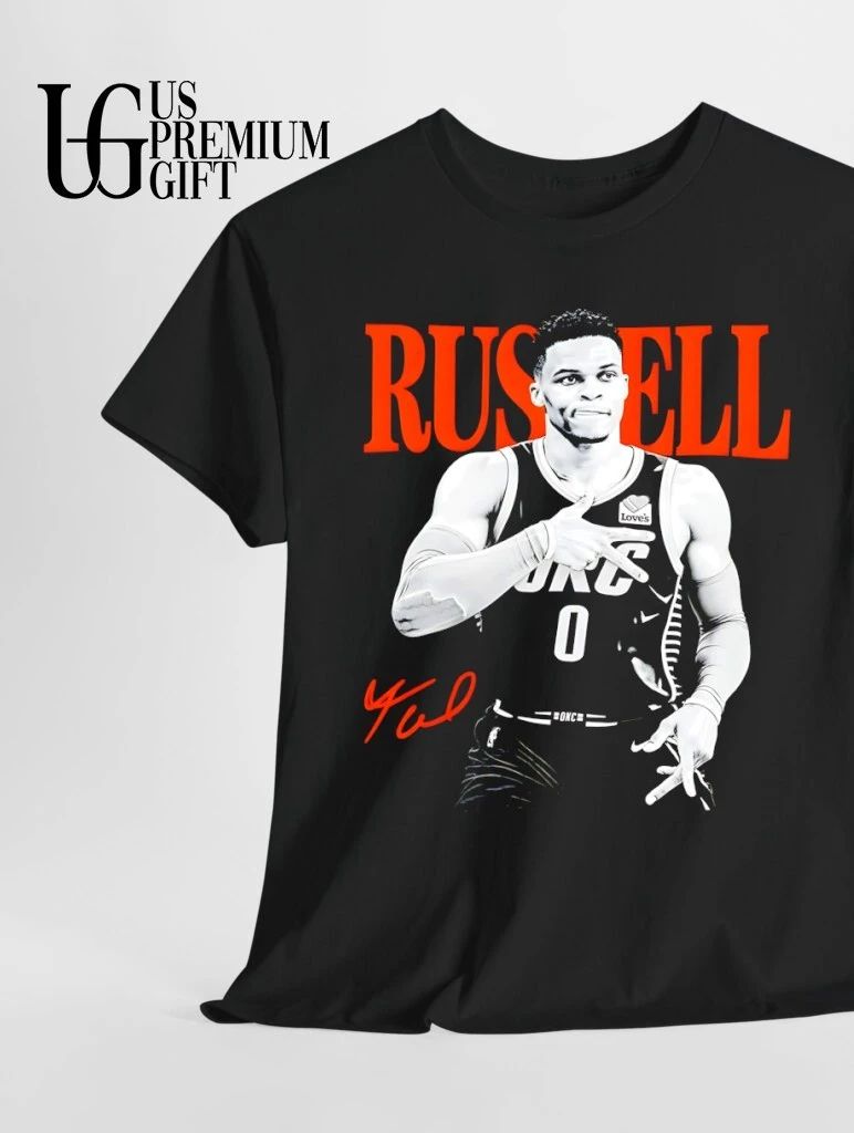 Russell Westbrook Oklahoma City Thunder basketball signature shirt