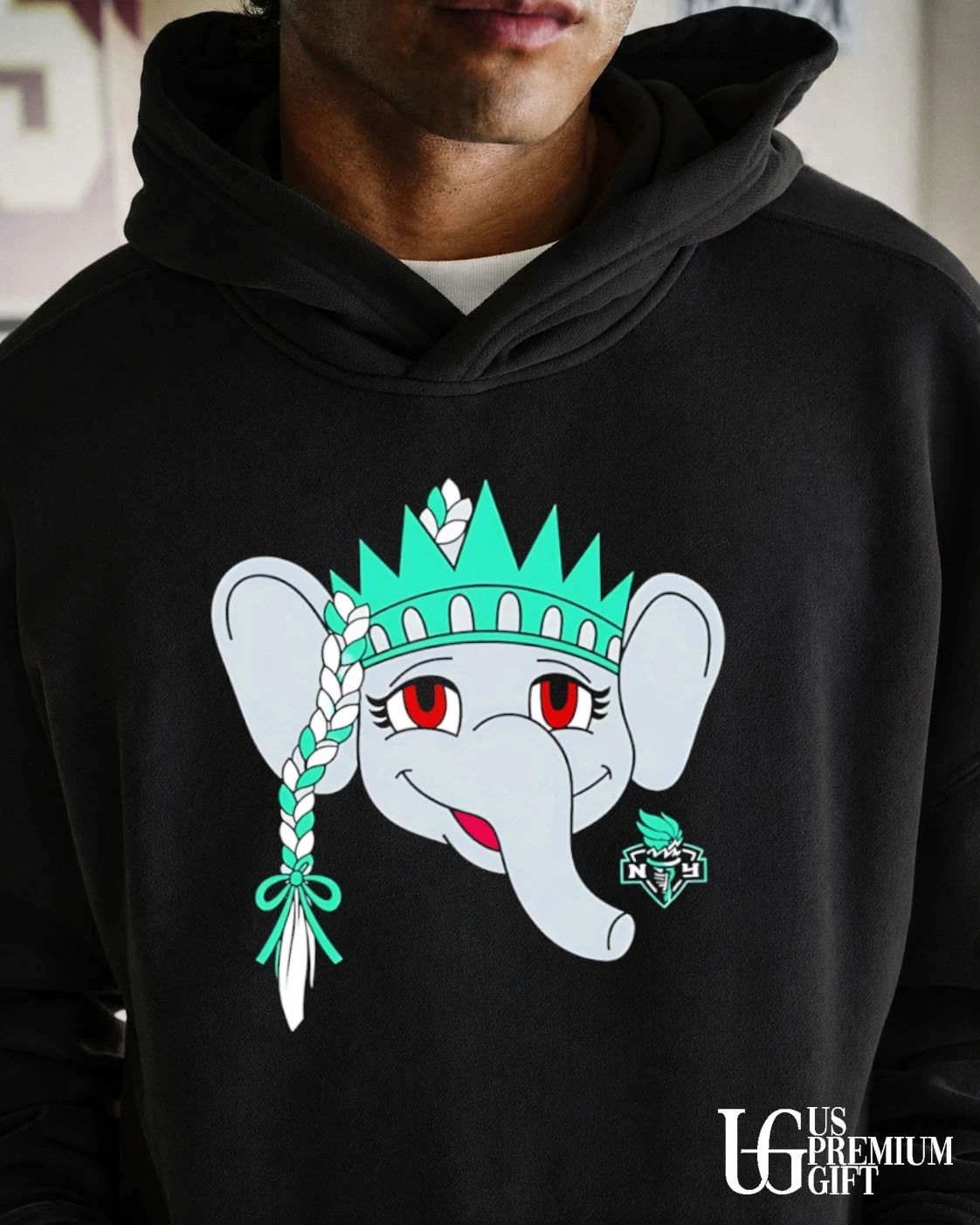 New York Liberty Ellie the Elephant mascot 2026 shirt