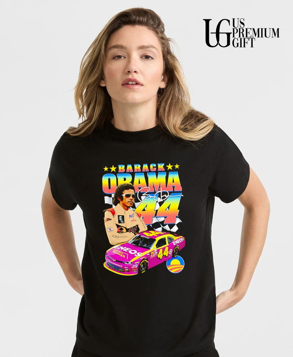 Barack Obama No 44 Racing shirt