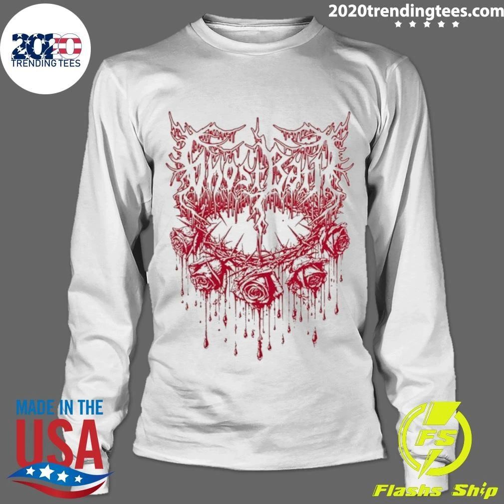 Ghost Bath Rose Thorn Illustration Shirt