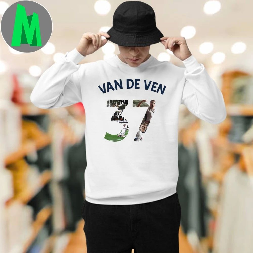 Van De Ven 37 Iconic Moments Football Design Soccer Fan Tribute Art Shirt