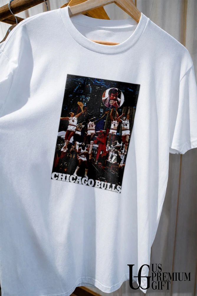 Chicago Bulls Downtown 1972 Team Collage shirt
