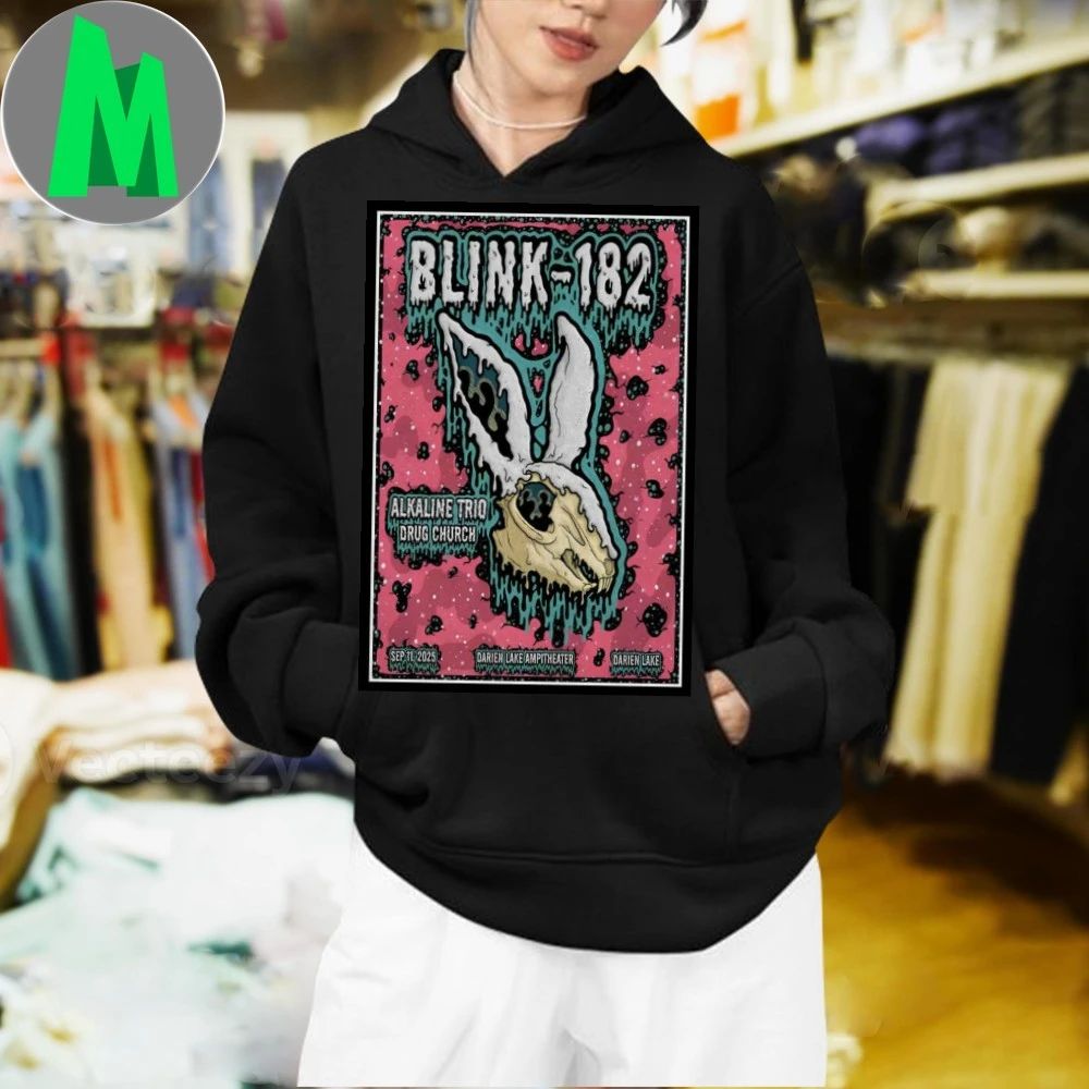 Blink-182 Fall Tour 2025 Darien Center, NY Poster Shirt