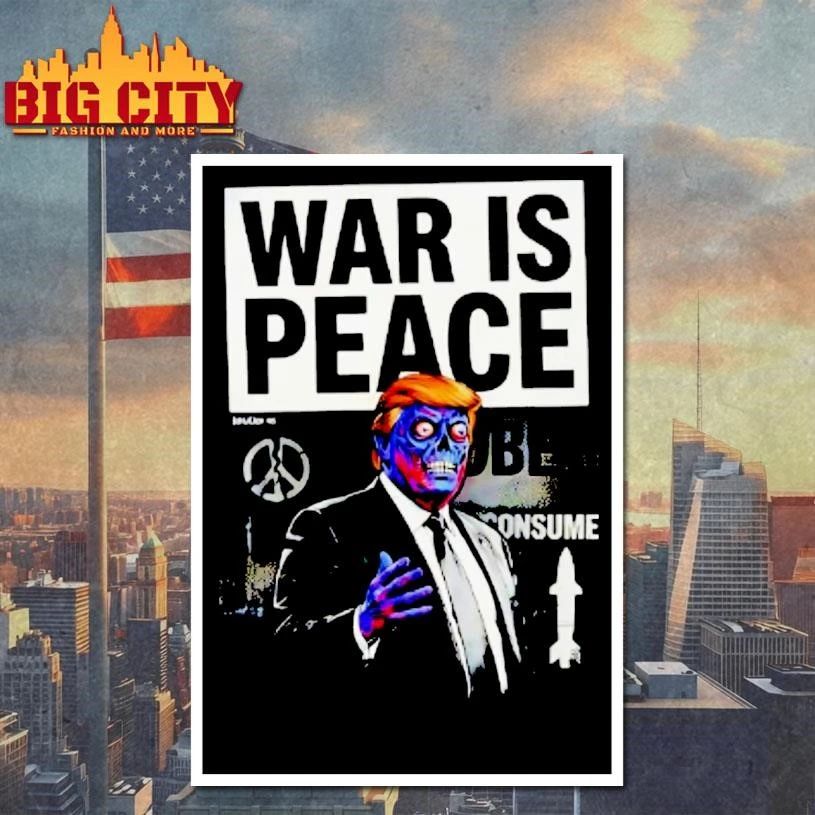 War Is Peace Symbol Trump Goat Shirt