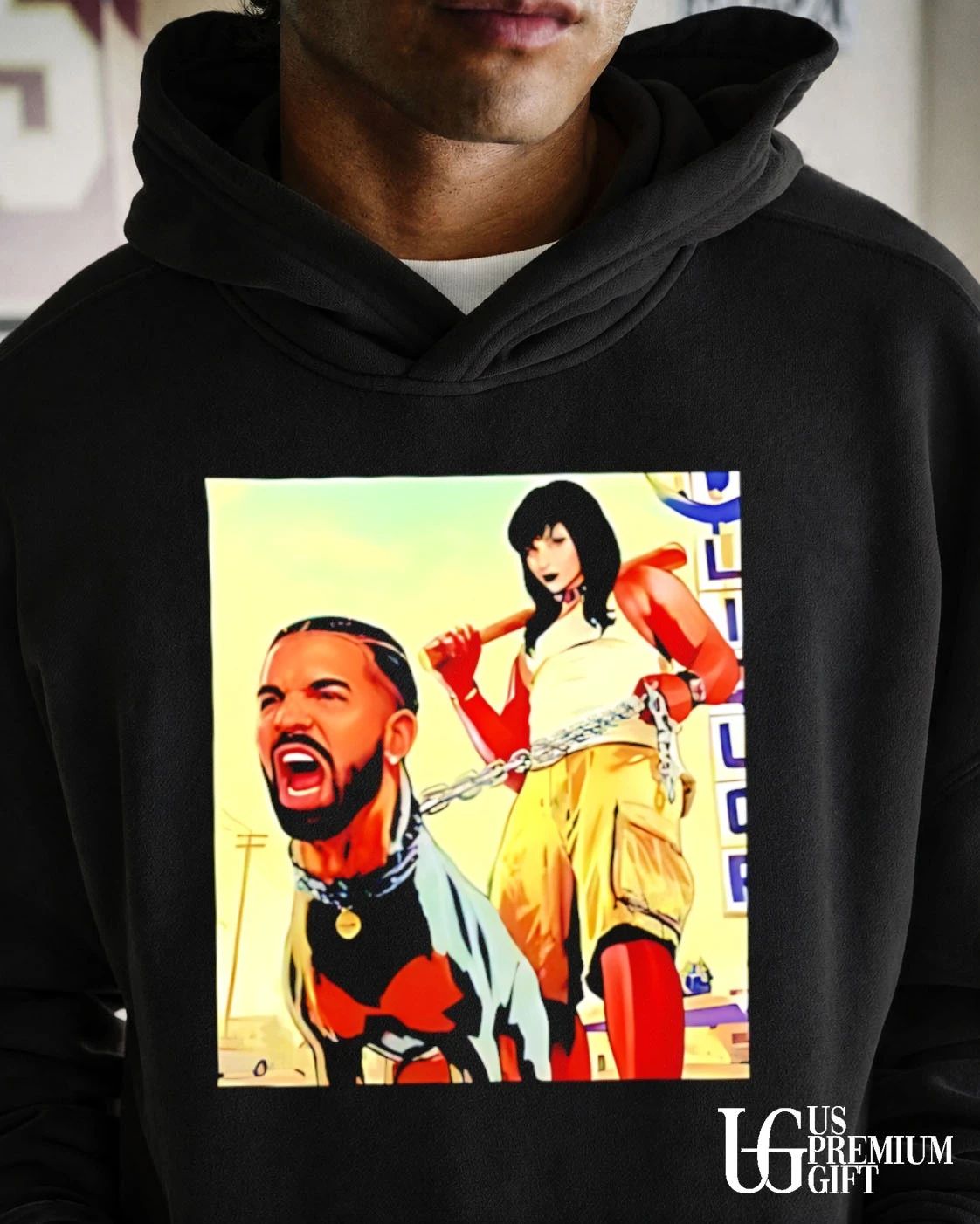 Drake and Goth girl funny shirt