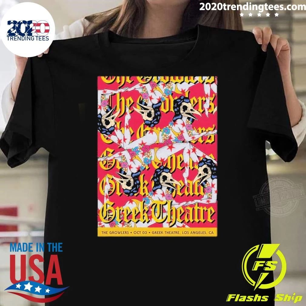 The Growlers Los Angeles Tour On October 3 2026 Shirt