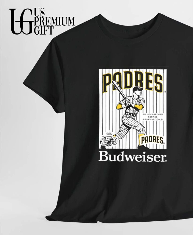 San Diego Padres baseball 150 Years Budweiser shirt