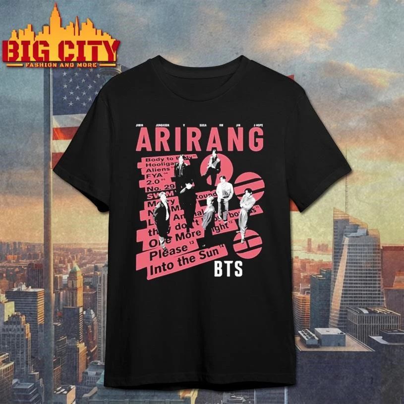 Bangtan 2026 Concert Bts Arirang World Tour Graphic Shirt