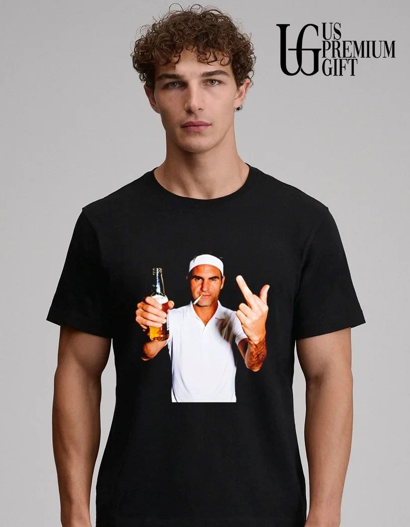 Roger Federer Drink Beer shirt