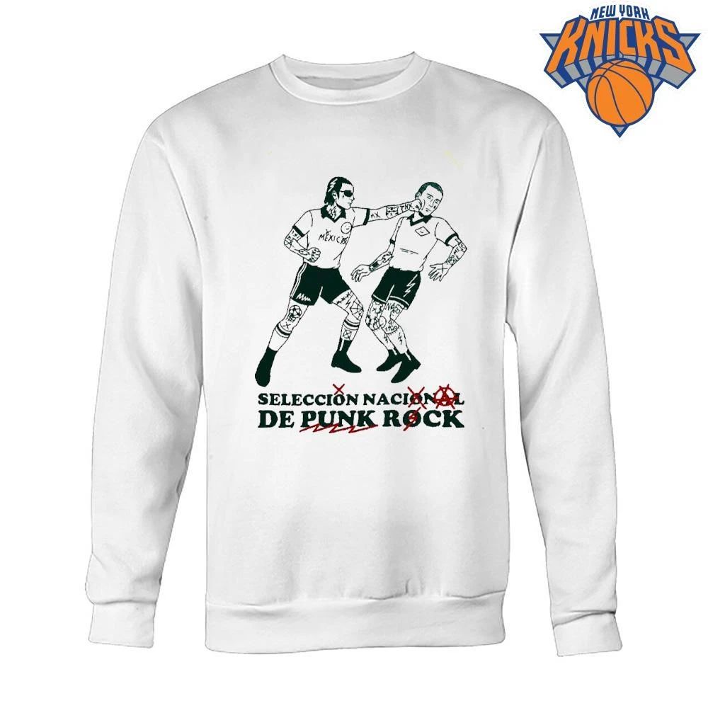 Seleccion Nacional De Punk Rock Mexico Football Fight Graphic Shirt