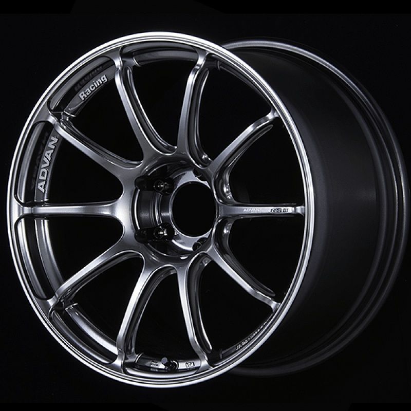 Advan RSIII 19×8.5 / +45 Offset / 5×114.3 / 73mm Bore / Racing Hyper Black and Ring