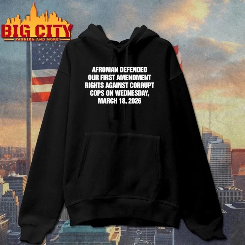 Afroman Defended Our First Amendment rights Against Corrupt Cops Text Shirt