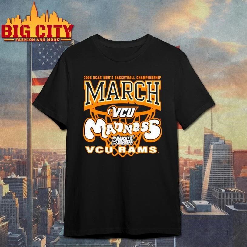 Vcu Rams March Madness 2026 Ncaa Mens Basketball College Shirt