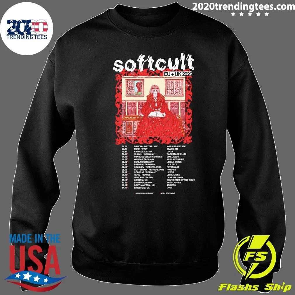 Softcult EU UK Tour 2026 Tour Shirt